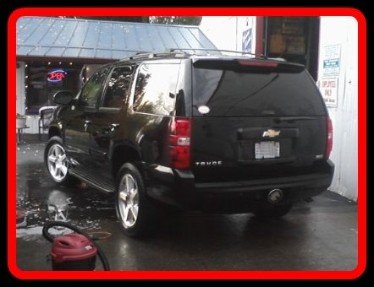 Vehicle being detailed by Fifty Dollar Detail.